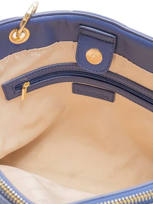 QUILT Handtasche mit Schulterriemen Blau - Damentaschen