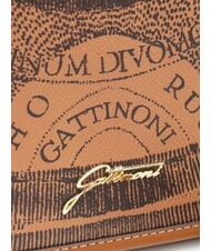 GATTINONI PLANETARIUM Umh&auml;ngetasche mit &Uuml;berschlag einfarbig hellbraun - Damentaschen - 3