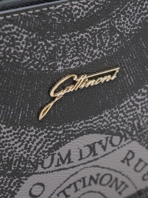 PLANETARIUM Kameratasche Umh&auml;ngetasche monochrom hellgrau/schwarz - Damentaschen