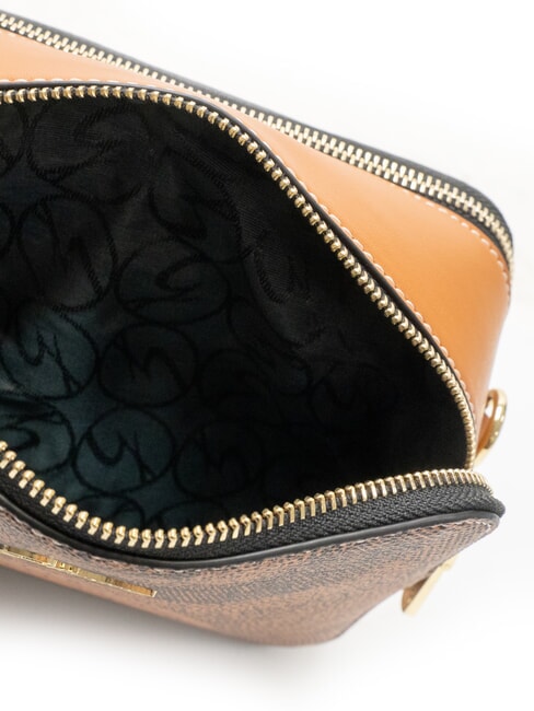 PLANETARIUM Kameratasche Umh&auml;ngetasche einfarbig hellbraun - Damentaschen