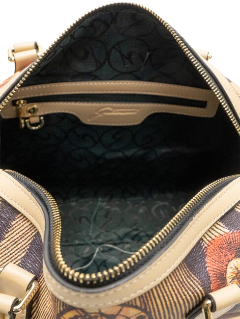 PLANETARIUM Umh&auml;ngetasche mit Schultergurt klassisch/beige - Damentaschen