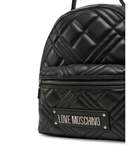 LOVE MOSCHINO QUILTED Rucksack mit Tasche Schwarz Schwarz - Damentaschen - 4