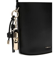 FURLA ROXIE Ares Leder-Schultertasche Schwarz - Damentaschen - 3