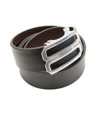 CERRUTI DOUBLEFACE Wendbarer Lederg&uuml;rtel schwarz/dunkelbraun - G&uuml;rtel - 3