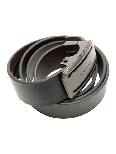 1881 Wendbarer Lederg&uuml;rtel schwarz/dunkelbraun - G&uuml;rtel