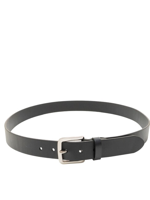 LOGO EMBOSSED K&uuml;rzbarer Lederg&uuml;rtel Blau - G&uuml;rtel