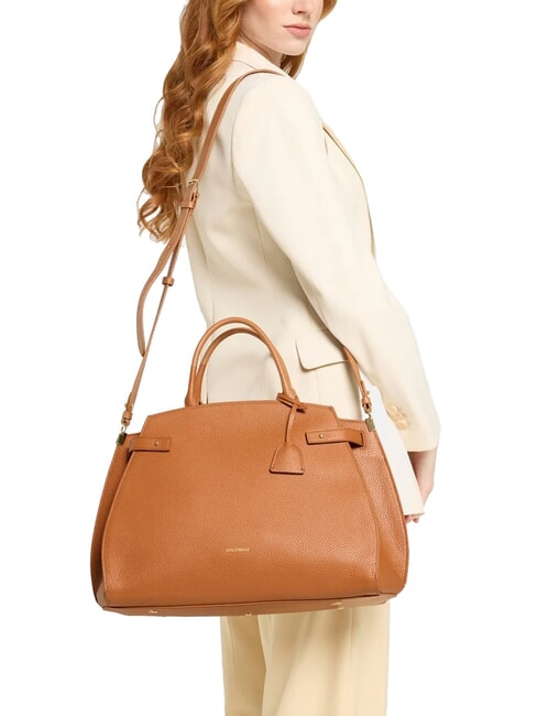 KLICHE Handtasche aus geh&auml;mmertem Leder CUIR - Damentaschen