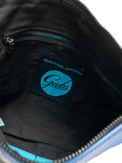 BEYONCE Lederclutch blaue T&uuml;r - Damentaschen