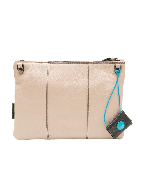 BEYONCE Lederclutch Pfingstrosen-warme T&ouml;ne - Damentaschen