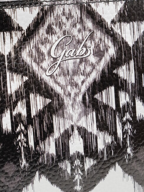 BEYONCE Lederclutch Aztekische Schwarz-Wei&szlig;-T&ouml;ne - Damentaschen