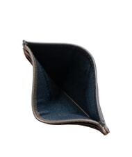 CERRUTI NADIR Flacher Kartenhalter aus Leder Blau - Brieftaschen Herren - 3