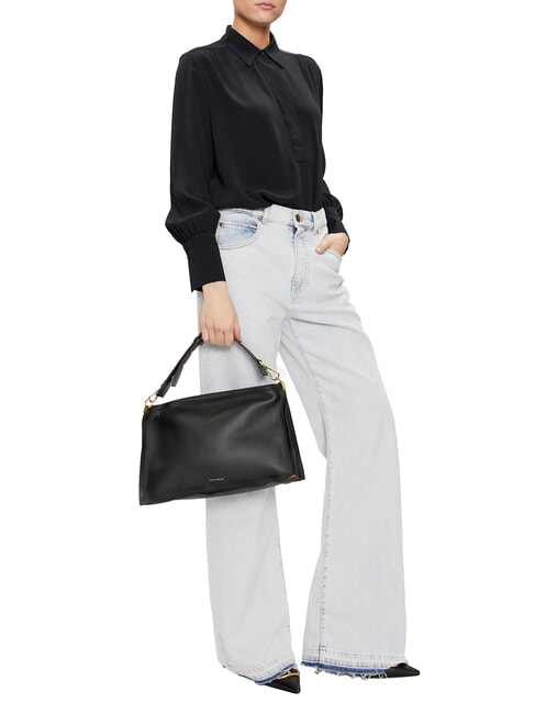 SNIP Umh&auml;ngetasche aus geh&auml;mmertem Leder bril.wh/cela.gr - Damentaschen