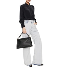 COCCINELLE SNIP Umh&auml;ngetasche aus geh&auml;mmertem Leder bril.wh/cela.gr - Damentaschen - 5