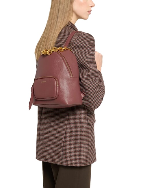 FENIX Kleiner Lederrucksack Brandy - Damentaschen