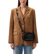 COCCINELLE MALETA CALF Mini-Umh&auml;ngetasche aus Leder Schwarz - Damentaschen - 4