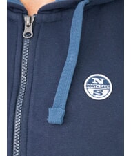 NORTH SAILS PATCH Kapuzenpullover mit durchgehendem Rei&szlig;verschluss Navy blau - Sweatshirts Herren - 3