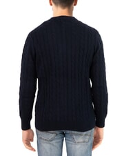NORTH SAILS N|S Zopfstrickpullover mit Rundhalsausschnitt Navy blau - Herrenpullover - 2
