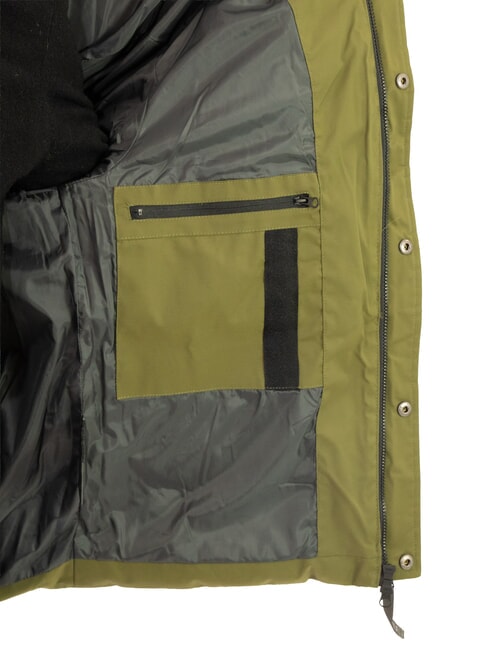 PADDED Mittellange Daunenjacke mit Kapuze efeugr&uuml;n - Daunenjacken f&uuml;r Herren