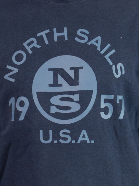 LOGO Sweatshirt mit Rundhalsausschnitt und Maxiprint Navy blau - Sweatshirts Herren