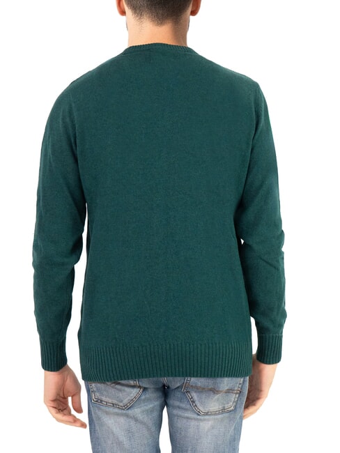 N|S Melange-Pullover mit Rundhalsausschnitt Mittelmeer - Herrenpullover