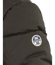 NORTH SAILS PADDED Mittellange Daunenjacke mit Kapuze Schwarz - Daunenjacken f&uuml;r Herren - 3
