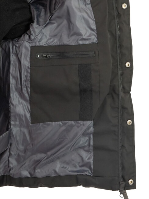 PADDED Mittellange Daunenjacke mit Kapuze Schwarz - Daunenjacken f&uuml;r Herren