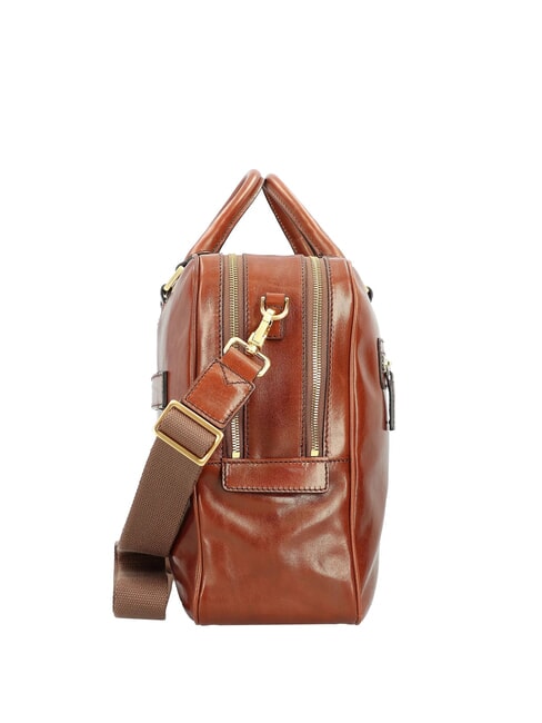 STORY UOMO Leder-Laptoptasche (15 Zoll) BRAUN - Arbeitstaschen