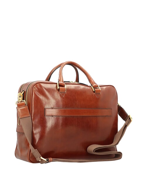 STORY UOMO Leder-Laptoptasche (15 Zoll) BRAUN - Arbeitstaschen