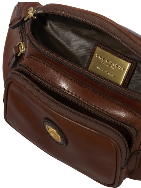 STORY UOMO Leder-Bauchtasche BRAUN - H&uuml;fttaschen