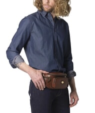 THE BRIDGE STORY UOMO Leder-Bauchtasche BRAUN - H&uuml;fttaschen - 5