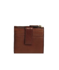 THE BRIDGE LUCREZIA Kompakte Ledergeldb&ouml;rse BRAUN - Brieftaschen Damen - 3