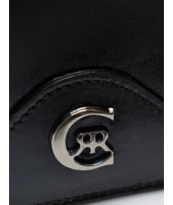 CERRUTI CERRUTIS Kleine Schultertasche aus Leder Schwarz - Damentaschen - 3