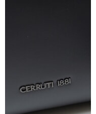 CERRUTI RORY Tasche aus glattem Leder Blau - Umh&auml;ngetaschen Herren - 3
