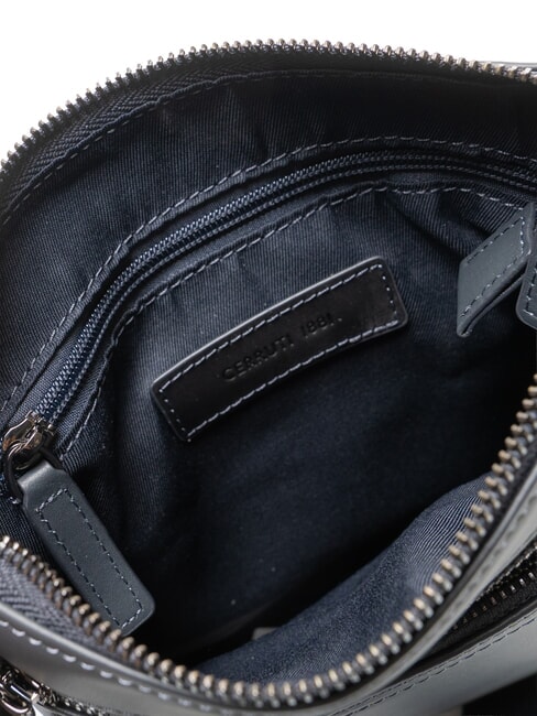 RORY Tasche aus glattem Leder Blau - Umh&auml;ngetaschen Herren