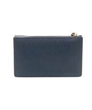 CERRUTI CERRUTIS Clutch mit Schulterriemen aus Leder Blau - Damentaschen - 3