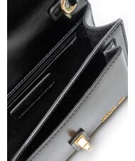 CERRUTI SAMANTHA Mini-Schultertasche aus Leder Schwarz - Damentaschen - 4