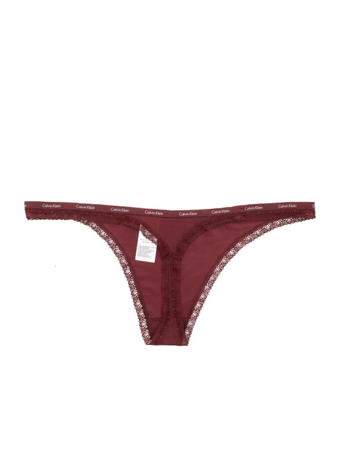 CK Stringtanga mit Spitze Tawny Port - Damenslip