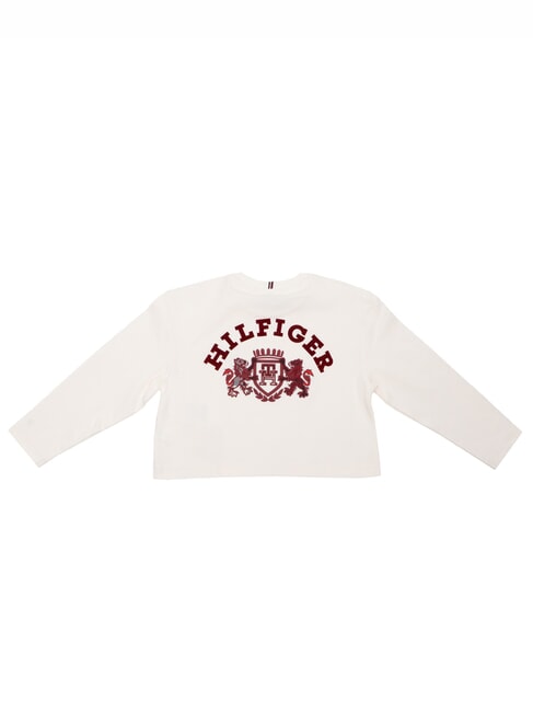 TH KIDS Lang&auml;rmeliges T-Shirt mit Wappen altes Wei&szlig; - Kinder-T-Shirt