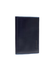 PIQUADRO BLUE SQUARE Vertikale Ledergeldb&ouml;rse Blau - Brieftaschen Herren - 3