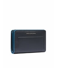 PIQUADRO ATLAS Mittelgro&szlig;e Ledergeldb&ouml;rse schwarz2 - Brieftaschen Damen - 4