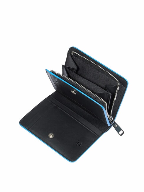 ATLAS Kompakte Damen-Ledergeldb&ouml;rse schwarz2 - Brieftaschen Damen