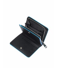 PIQUADRO ATLAS Kompakte Damen-Ledergeldb&ouml;rse schwarz2 - Brieftaschen Damen - 3