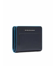 PIQUADRO ATLAS Kompakte Damen-Ledergeldb&ouml;rse schwarz2 - Brieftaschen Damen - 4