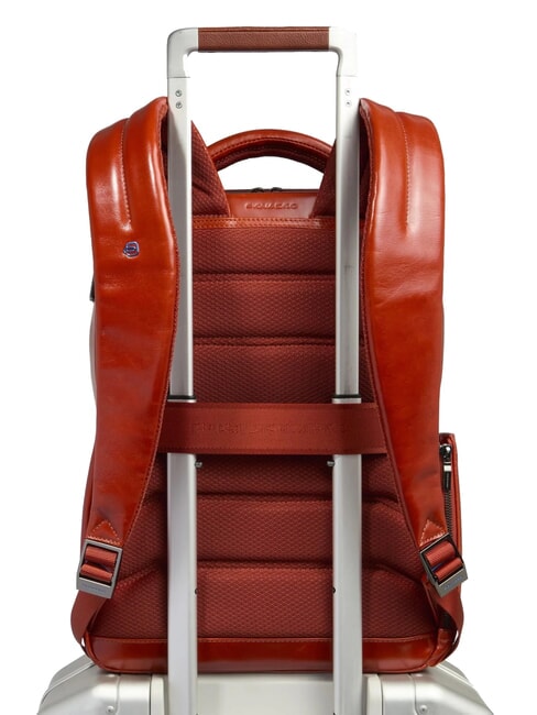 BLUE SQUARE Fast-Check 14" Laptop-Rucksack Leder4 - PC-Rucks&auml;cke