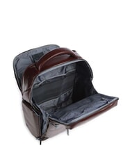 PIQUADRO BLUE SQUARE  15,6-Zoll-Laptop-Rucksack aus Leder MAHAGONI - PC-Rucks&auml;cke - 6