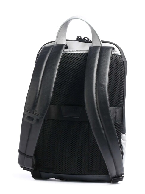 URBAN Laptop-Rucksack 14", aus Leder Grau - PC-Rucks&auml;cke