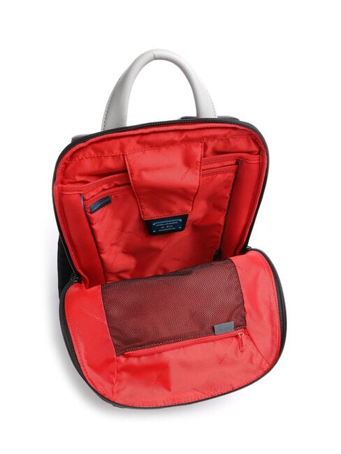 URBAN Laptop-Rucksack 14", aus Leder Grau - PC-Rucks&auml;cke