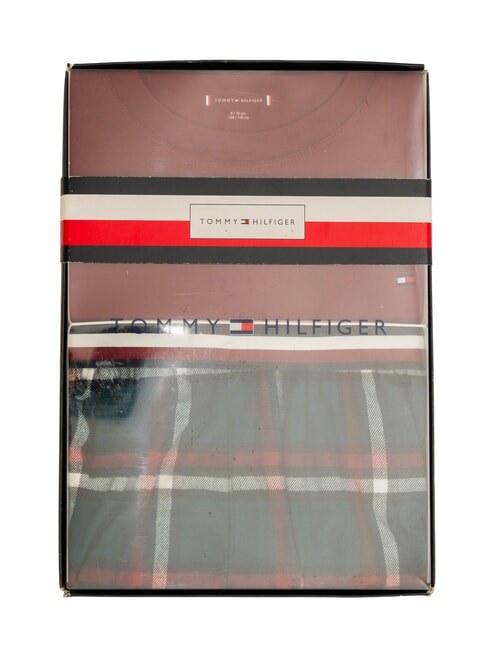 TH KIDS Pyjama, Hemd und Hose rg/ gr&uuml;ner globaler Streifen ck - Kinderpyjamas