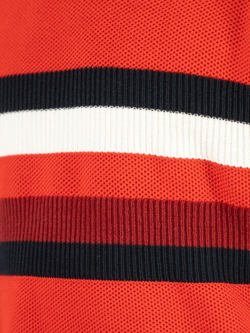 TH KIDS Baumwollpullover f&uuml;r Kinder mit Rundhalsausschnitt tiefrot - Kinderpullover