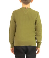 TOMMY HILFIGER TH KIDS Baumwollpullover f&uuml;r Kinder mit Rundhalsausschnitt - Kinderpullover
